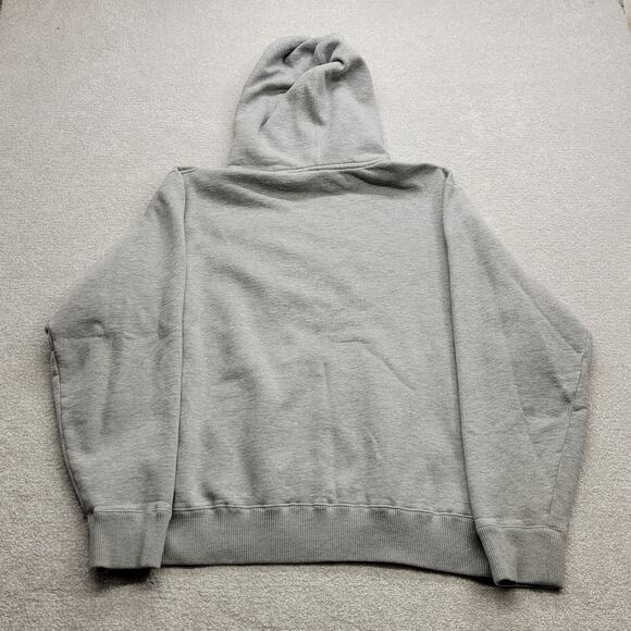 The North Face Plain Logo Heather Gray Men's Pull Over Hoodie Size XL - Picture 2 of 6